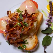 Nackensteak Toast