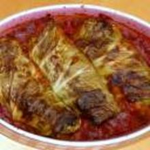 Krautrouladen mit Süßkartoffel Füllung
