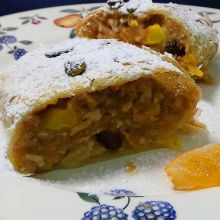 Apfel - Kürbis Strudel