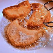 Kürbis frittieren