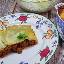 Lasagne aus frischem Nudelteig