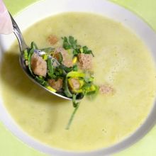 Lauchcremesuppe