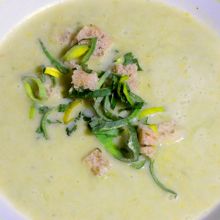Lauchcremesuppe