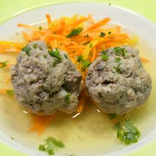 Leberknödel, herrliche Suppeneilage, selbst gemacht