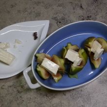 Mit Feta füllen