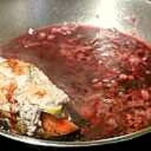 Mit Suppe aufgießen