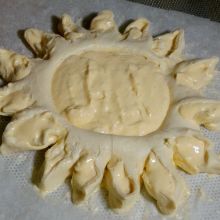 Mit Topfen füllen
