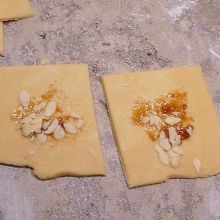Mürbteigquadrate vorbereiten