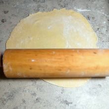 Teig ausrollen