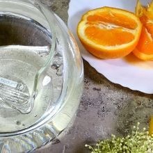 Orangen schneiden