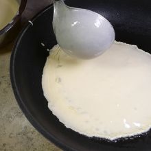 Palatschinken backen