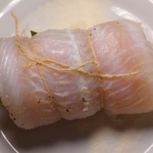 Pangasiusfilet einrollen