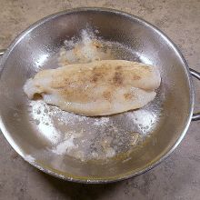 Fisch scharf anbraten