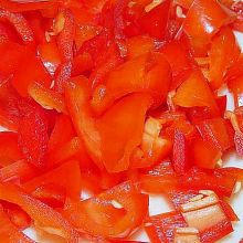 geschnittene Paprika