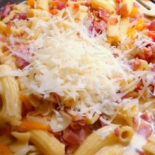 Parmesan unterrühren