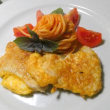 Piccata milanese von der Pute