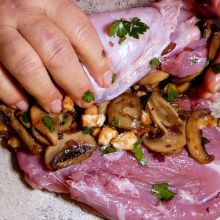Braten einrollen