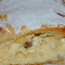 Topfenstrudel aus Blätterteig