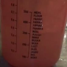 Mit Wasser auffüllen