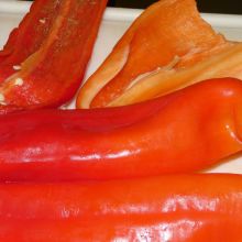 Paprika vierteln