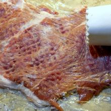 Fleisch plattieren