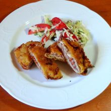 Cordon bleu mit Mozzarellafüllung
