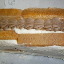 Mit Kastaniencreme verzieren