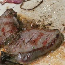 Fleisch braten