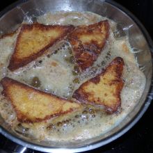 in Fett ausbacken