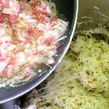Speck anrösten