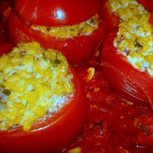 Tomaten im Backrohr braten