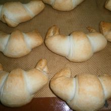 Croissants backen