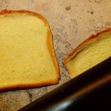 Briochescheiben plattieren