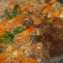 Paprikastreifen anbraten