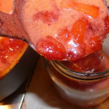 bottel strawberry jam