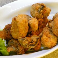 Gebackene Champignons