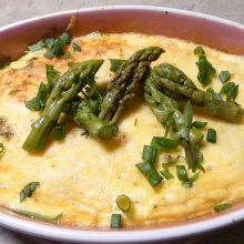 Überbackener Spargel