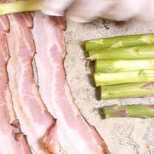 Spargel einrollen