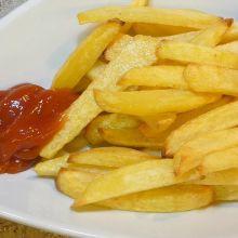 Pommes frites im Backrohr