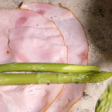 Spargel einrollen