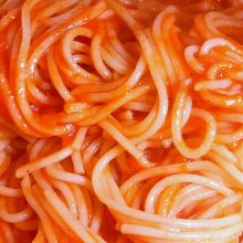 Spaghetti in Paradeissauce