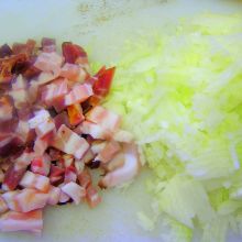 Speck schneiden