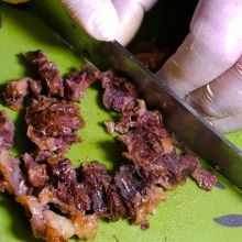 Fleisch schneiden