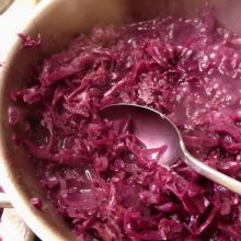 Rotkraut dünsten