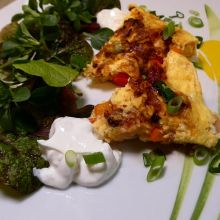 Räucherlachs Frittata