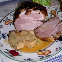 Schweinskrustenbraten aus dem Backofen