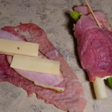 Schnitzel füllen