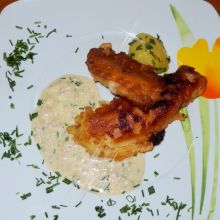 Spargel Cordon bleu im Weinbackteig