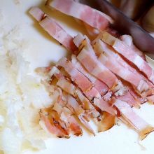 Speck schneiden