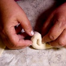 Schnecken einrollen